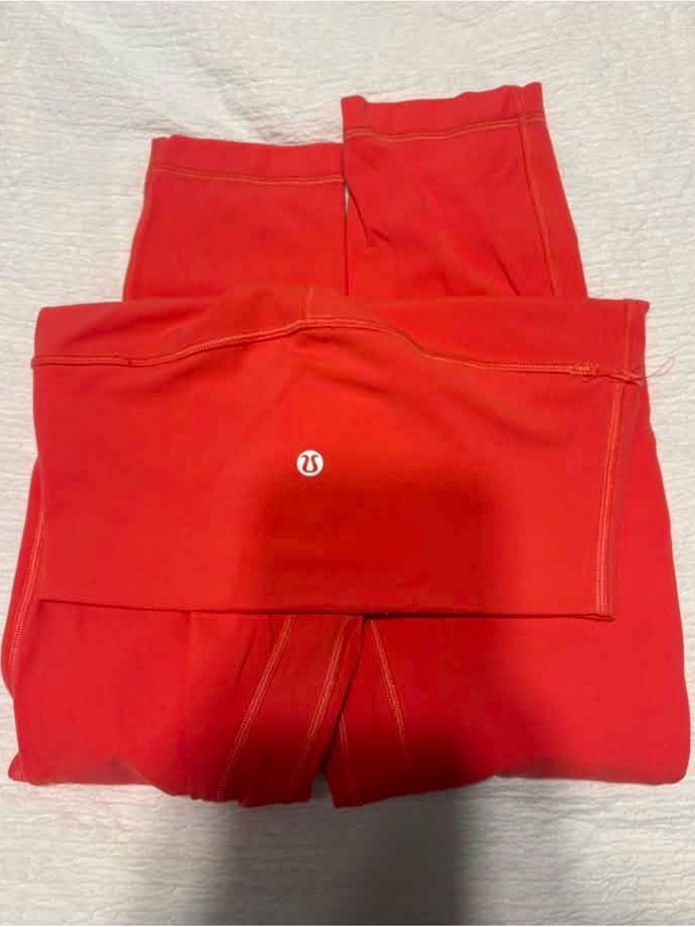 lululemon athletica Bright Red Performance Leggings